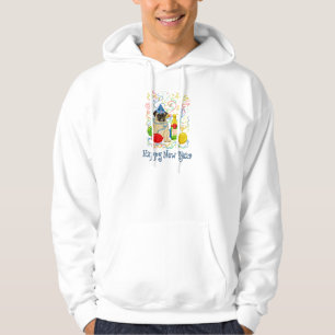 Happy New Year Pug Hoodie