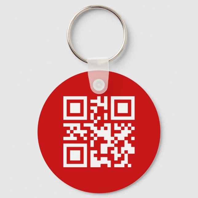 Happy New Year! -- QR Code Key Ring (Front)