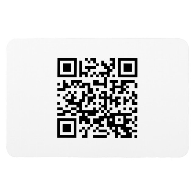 Happy New Year! -- QR Code Magnet (Horizontal)