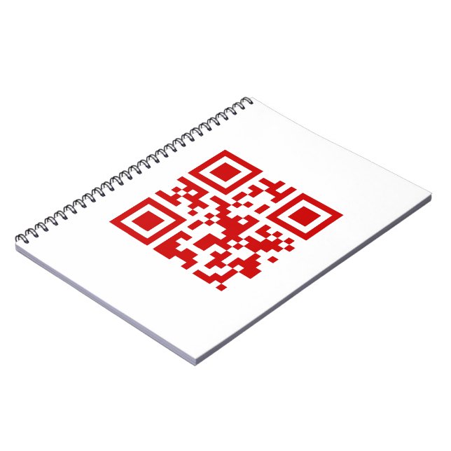 Happy New Year! -- QR Code Notebook (Left Side)