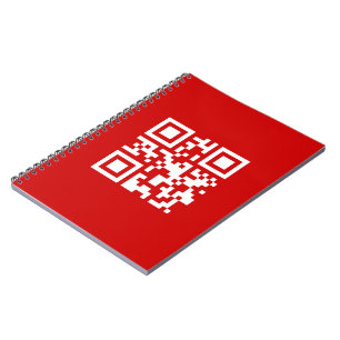 Happy New Year! -- QR Code Spiral Notebook