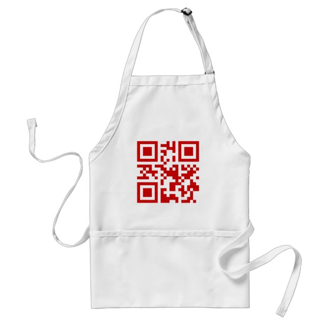Happy New Year! -- QR Code Standard Apron (Front)