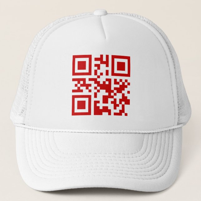 Happy New Year! -- QR Code Trucker Hat (Front)
