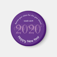 Happy New Year RENEW VISION 2020 Stylish Purple