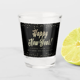 Happy New Year Shot Glass