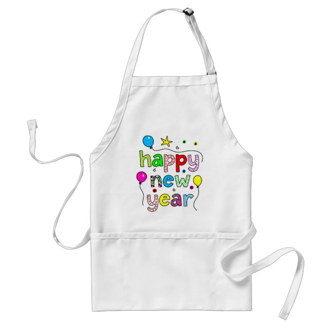 Happy New Year Standard Apron (Front)