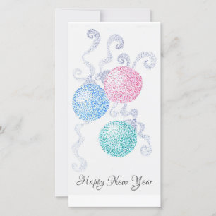 Happy New Year Thank You Card