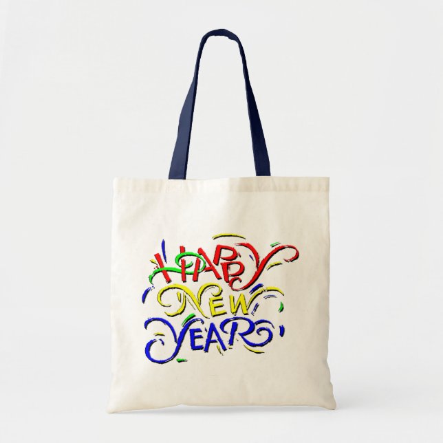Happy New Year Tote Bag (Front)