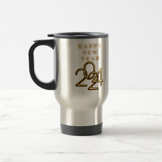 Happy New Year  Travel Mug (Left)
