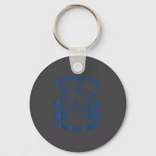 Happy New Year Trocal Nights 2026 Celebration Key Ring