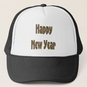 happy new year trucker hat