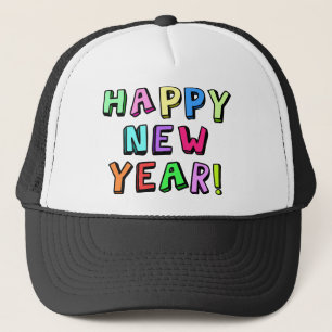 Happy New Year Trucker Hat