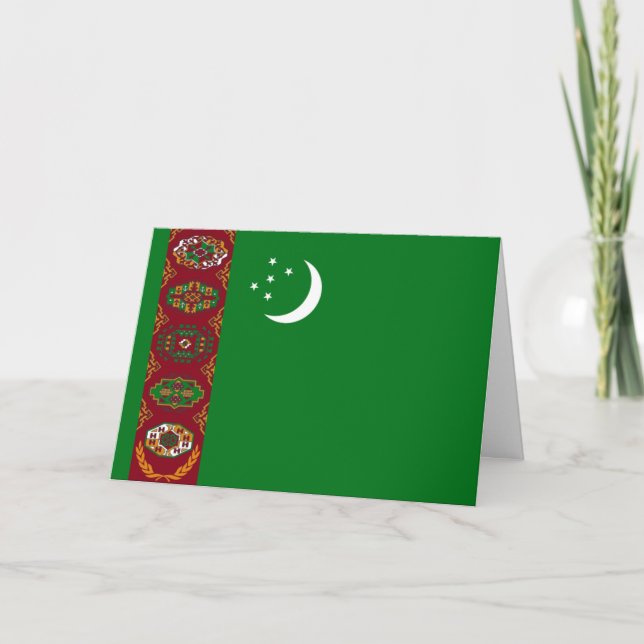 Happy New Year (Turkmen) Holiday Card (Front)
