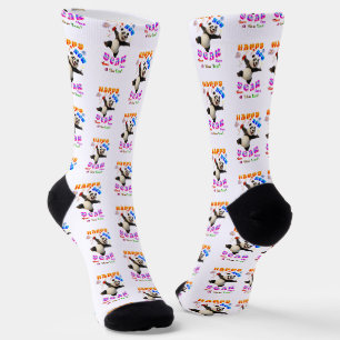 Happy New Year Turn Over A New Leaf Socks