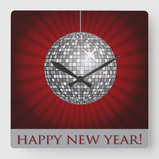 Happy New Year Wall Clock