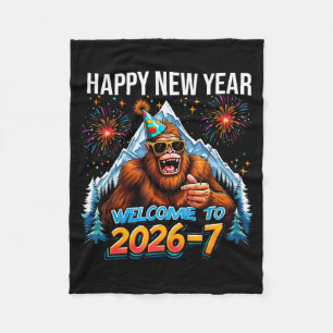 Happy New Year Welcome To 2026-7 Funny Meme 67 Big Fleece Blanket