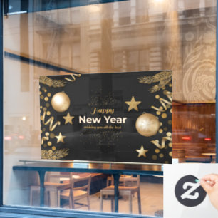 Happy New Year Window Cling