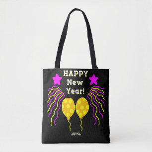 Happy New Year Wishes Tote Bag
