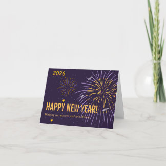 Happy New Year– Wishing You Success and Love Card