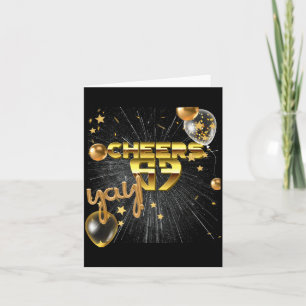 Happy New Year With A 6 7 Zoomer Meme Vibe. 2026 C Card