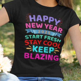 Happy New Year with Custom Year Tri-Blend Shirt