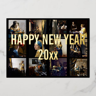 Happy New Year with Johannes Vermeer Patchwork