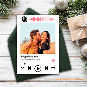Happy New Year Your Favourite Song Greeting Card