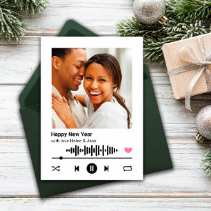 Happy New Year Your Favourite Song Greeting Card