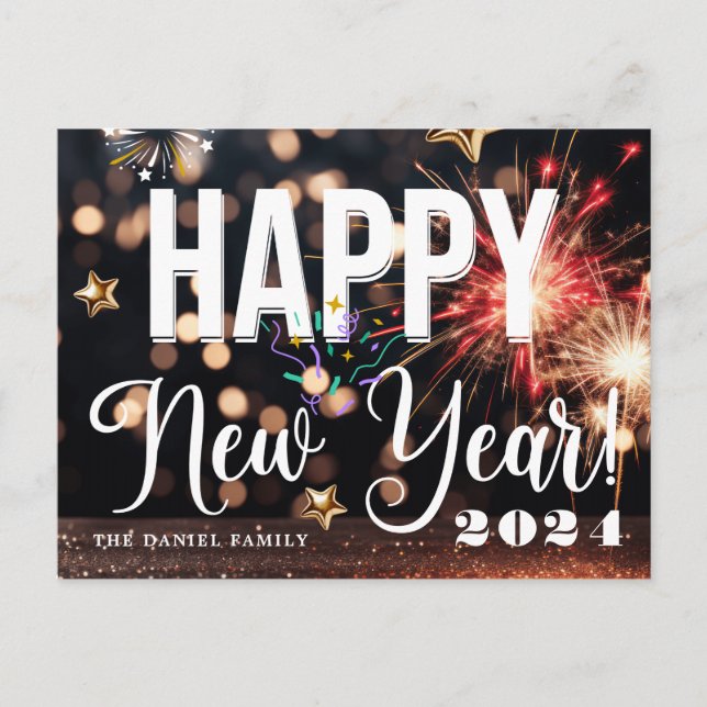 Happy New Year's Cards (Front)