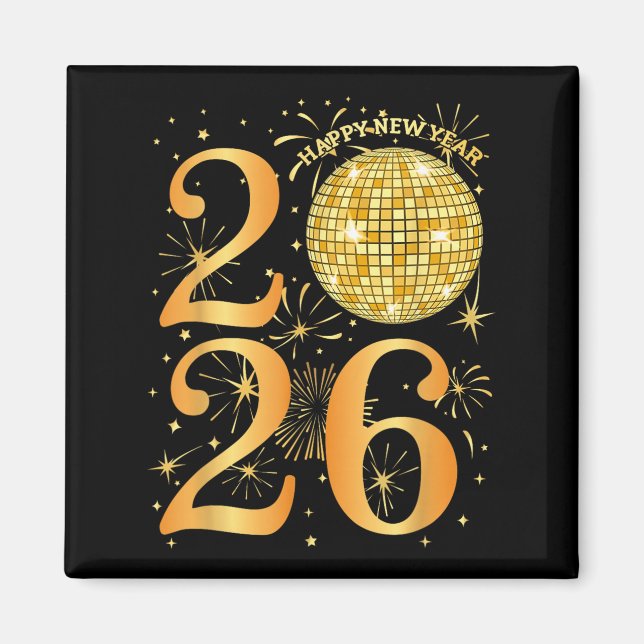 Happy New Years Fireworks 2026  Magnet (Front)