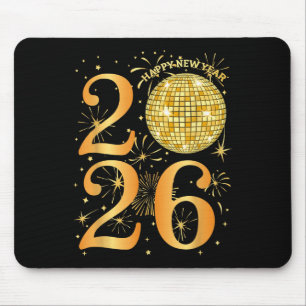 Happy New Years Fireworks 2026  Mouse Pad