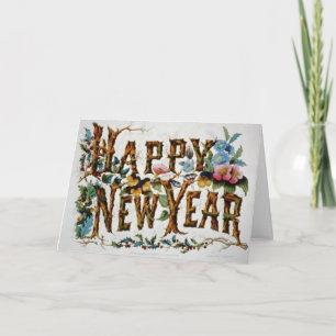 Happy New Years Holiday Card