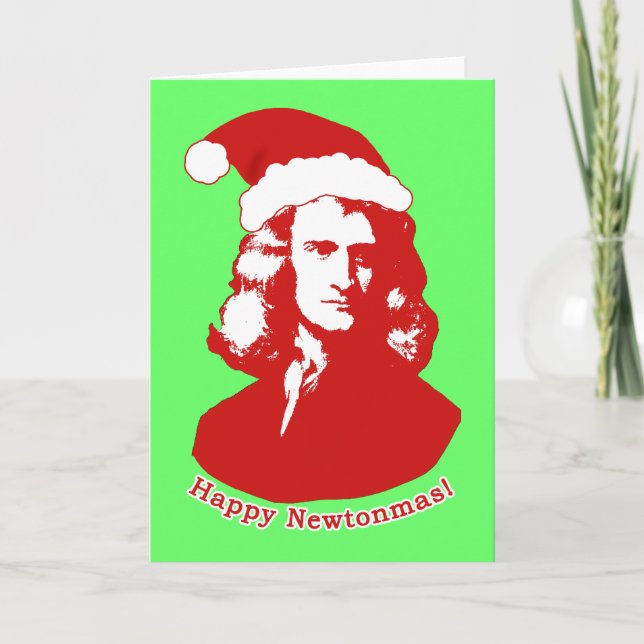 Happy Newtonmas Card for the Holidays (Front)