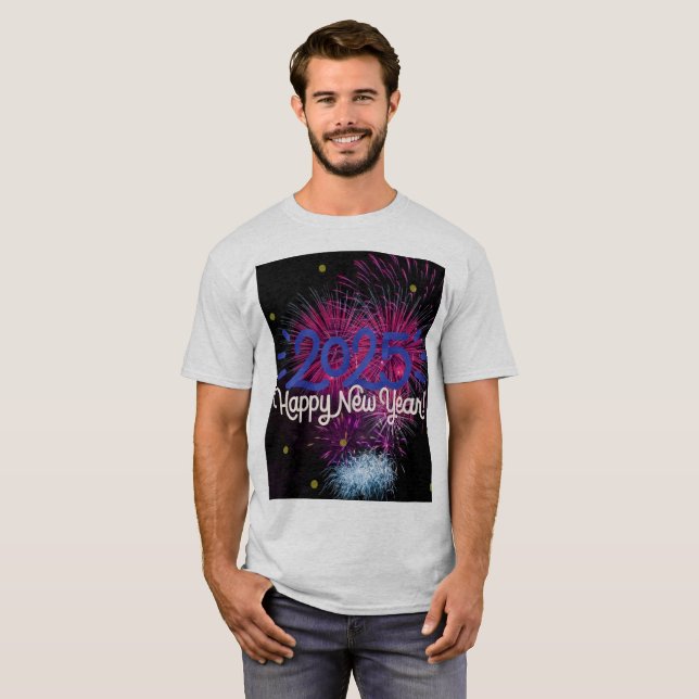Happy Newyear T-shirt 2025 (Front Full)