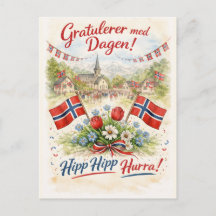 Happy Norway Constitution Day - 17 Mai Syttende