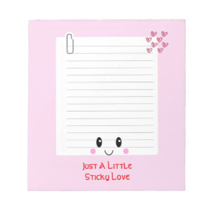 Happy Notes Pink: Kawaii Notepad