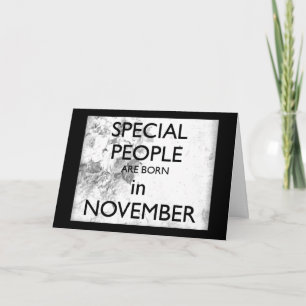 HAPPY ****NOVEMBER*** BIRTHDAY TO YOU CARD