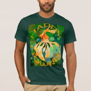 Happy Nowruz Goldfish Joyful Renewal T-Shirt