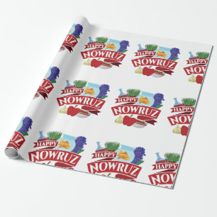 Happy Nowruz Persian New Year Wrapping Paper