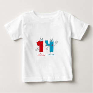 Happy Number 14 Baby T-Shirt
