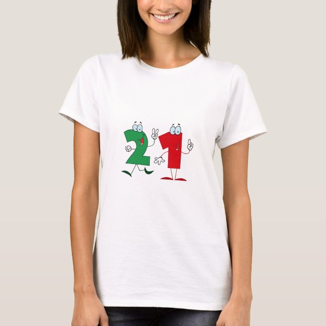 Happy Number 21 T-Shirt (Front)