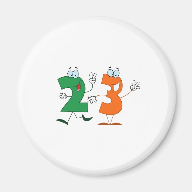 Happy Number 23 Magnet (Front)