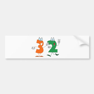 Happy Number 32 Bumper Sticker