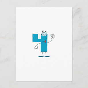 Happy Number 4 Postcard