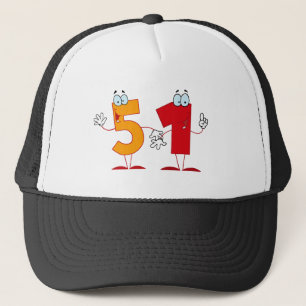 Happy Number 51 Trucker Hat