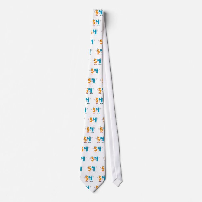 Happy Number 54 Tie (Front)