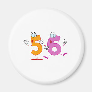 Happy Number 56 Magnet