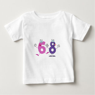 Happy Number 68 Baby T-Shirt