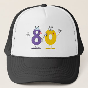 Happy Number 80 Trucker Hat