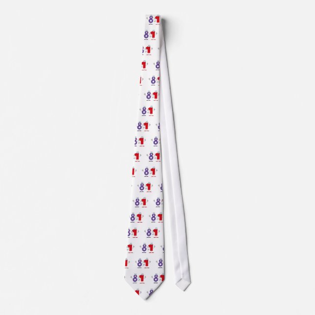 Happy Number 81 Tie (Front)